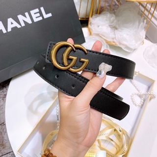 Thắt lưng nữ - dây nịt nữ - dây lưng chữ GC màu đồng