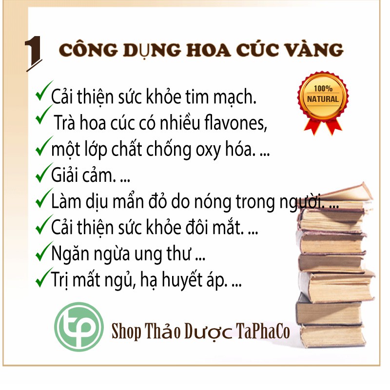 [Hàng Công Ty] Hoa cúc vàng sấy khô 200g