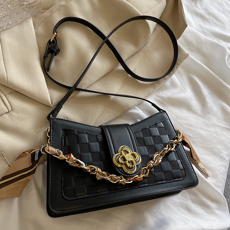 Túi đeo vai IELGY màu sắc tương phản tinh tế thời trang cho nữ