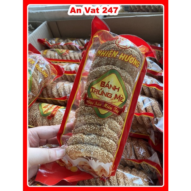 Bánh Trứng Mè Nhiên Hương 💖FREESHIP💖 Đặc Sản Miền Tây