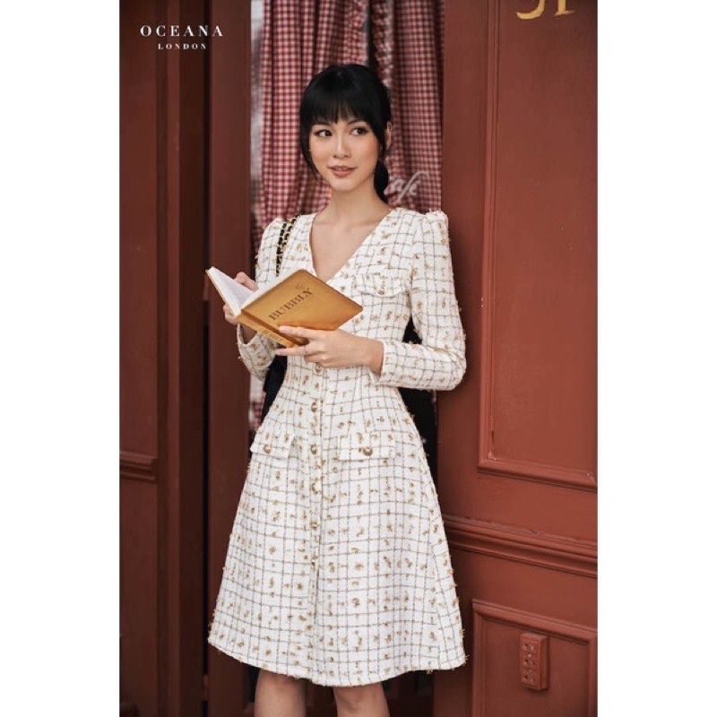 Váy dạ tweed oceana London