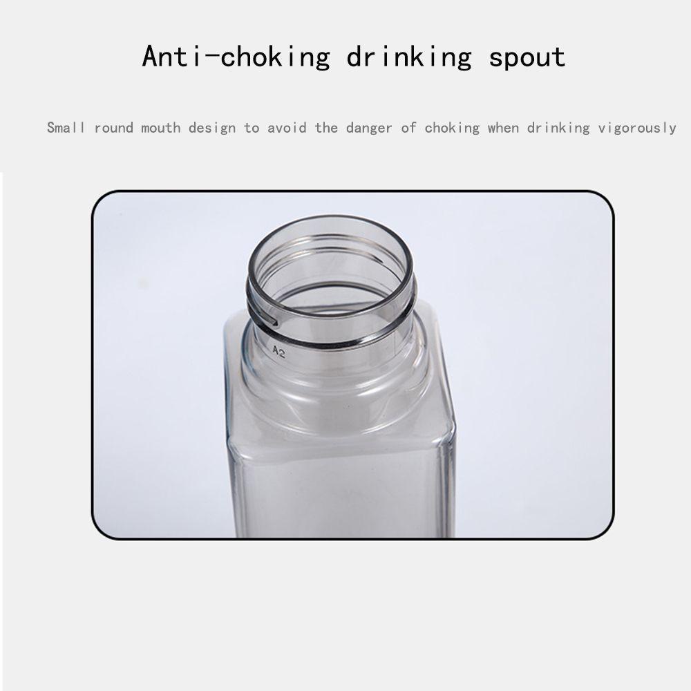 YIYU Bình Nước Cầm Tay Hình Vuông Dung Tích Lớn An Toàn Không Mùi