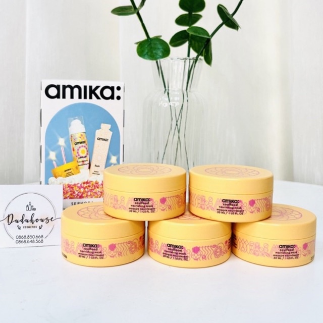 Mặt nạ phục hồi tóc Amika Soulfood Nourishing Mask Minisize 30ml