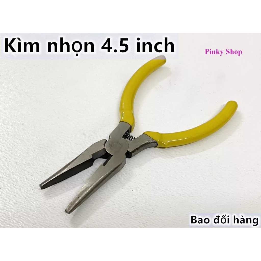 Kìm mỏ nhọn, kìm mỏ tròn, kìm cắt, kìm mỏ nhọn lớn, kìm làm handmade nhỏ nhắn Pinky Shop mã KHM01