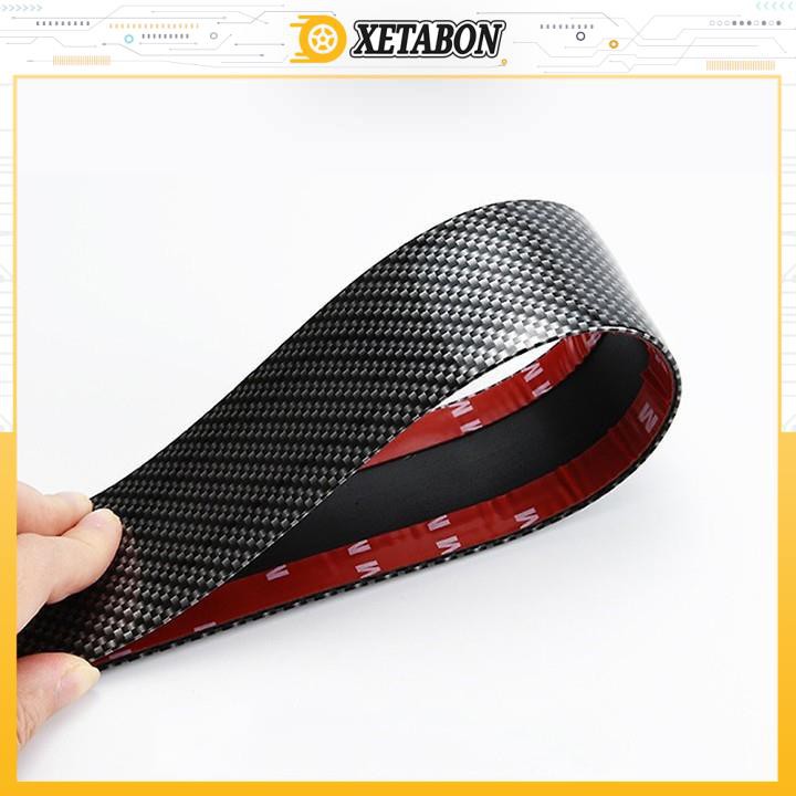 [ĐỦ SIZE] Nẹp carbon cao cấp chống xước bậc cửa, trang trí xe hơi SIÊU RẺ