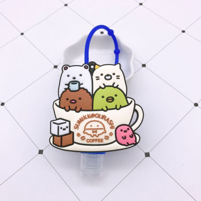 Chai Nhựa Rỗng 30ml Trong Suốt Họa Tiết Hoạt Hình Đựng Kem / Chìa Khóa Tiện Dụng