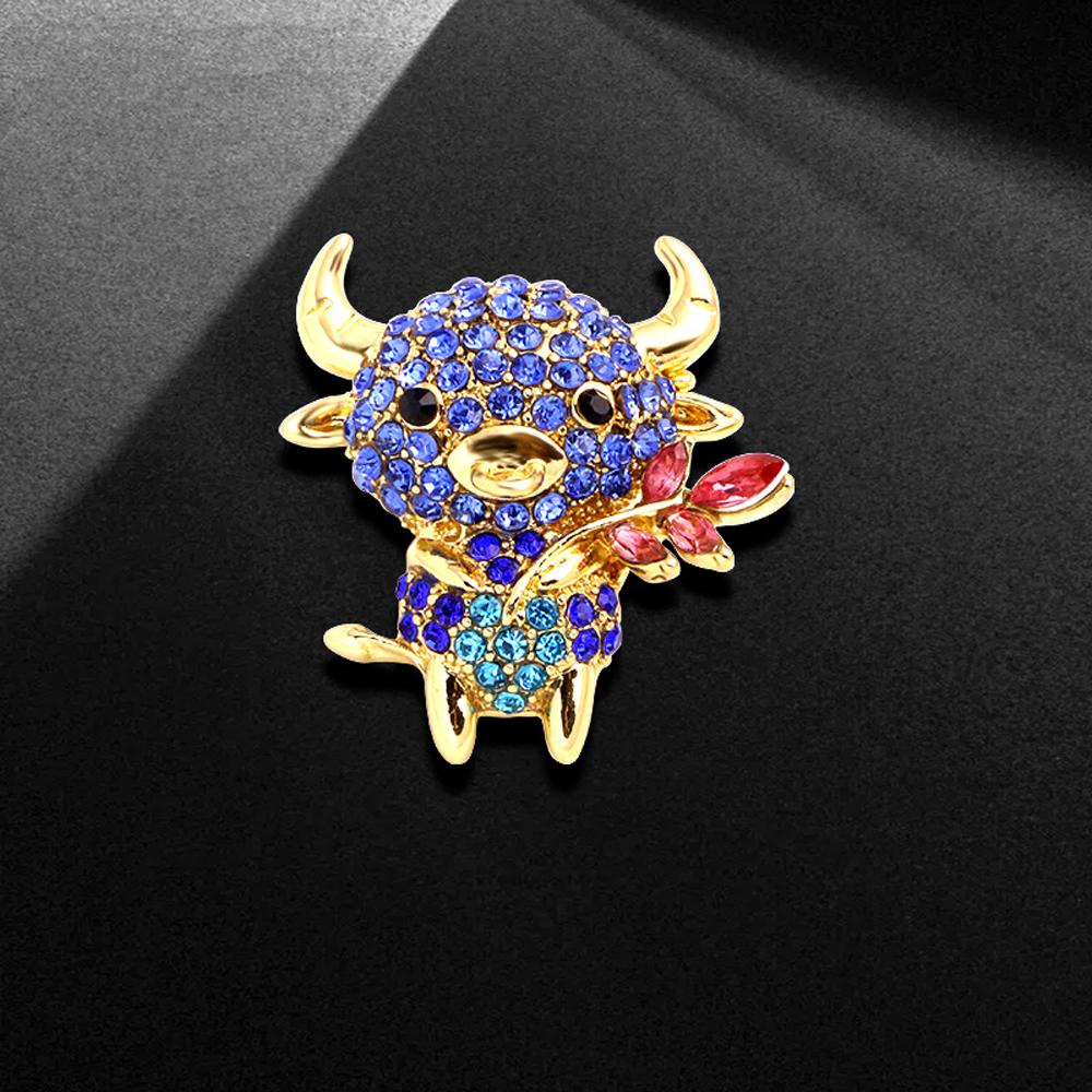 Ghim Cài Áo Hình Bò Sữa Độc Đáo Thời Trang Mới Cho Nam Nữ|Ghim Cài Áo Hình Động Vật Dễ Thương