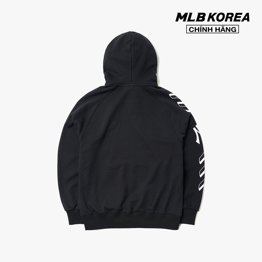 MLB - Áo hoodie dài tay phối mũ logo thêu nổi bật 3AHDS0114-50BKS