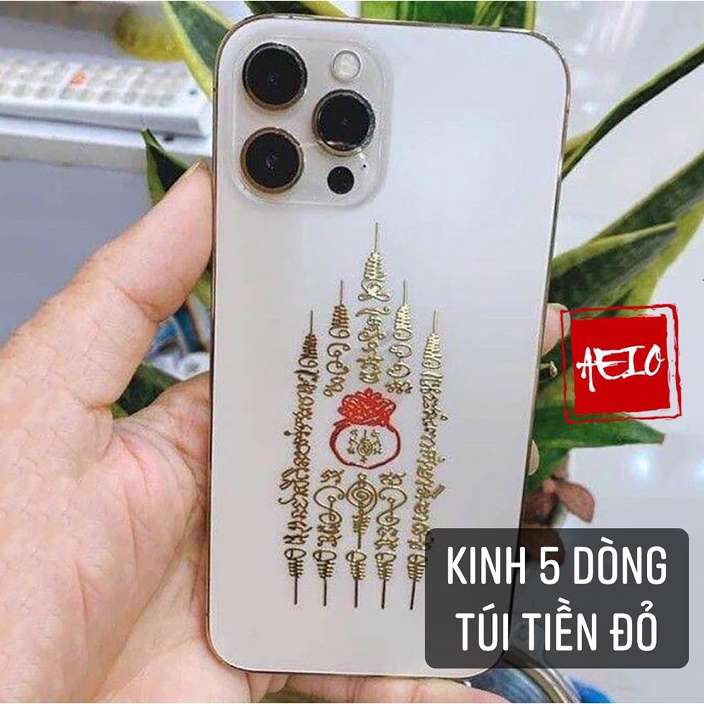 Miếng Dán Trang Trí Điện Thoại FREESHIP Bộ Dán Điện Thoại Phong Thủy