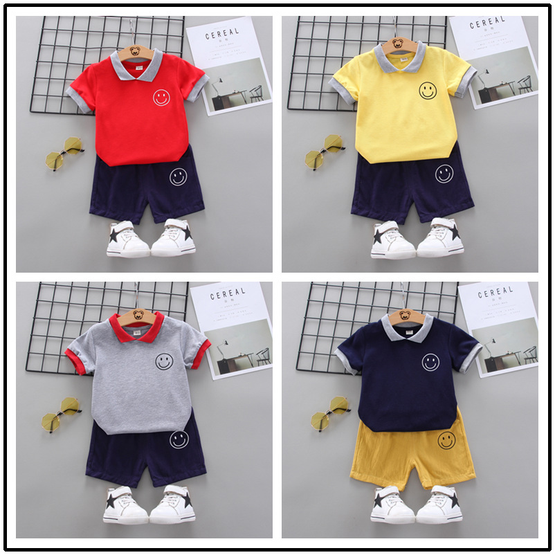 Bộ áo quần thời trang cho bé trai 1-6T chất liệu cotton