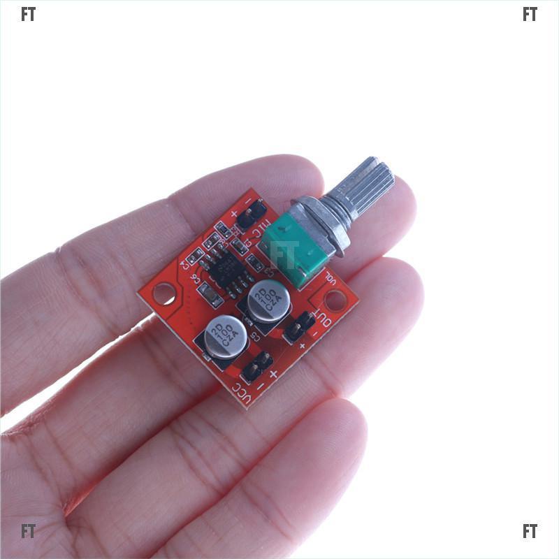 <FT> LM386 Electret Microphone Power Amplifier Board Gain 200 Times DC 3.7V-12V