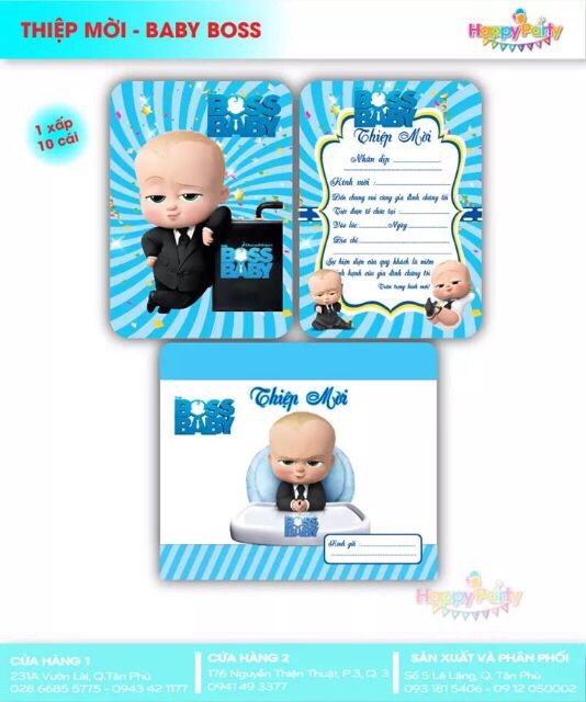 Thiệp sinh nhật cho bé trai