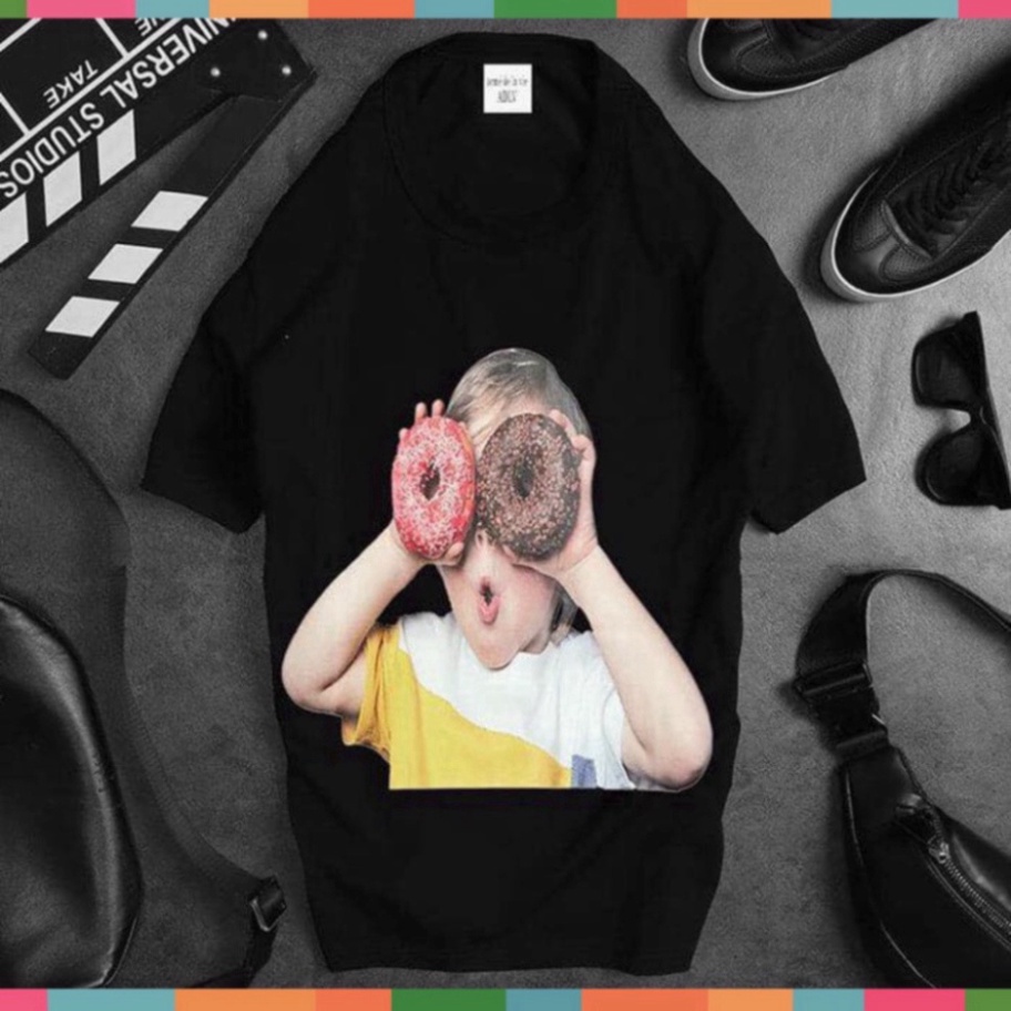 Áo thun ADLV Baby face Donut, kiểu dáng unisex, cotton dày dặn, cộc tay cổ tròn trend hè 2022 | BigBuy360 - bigbuy360.vn