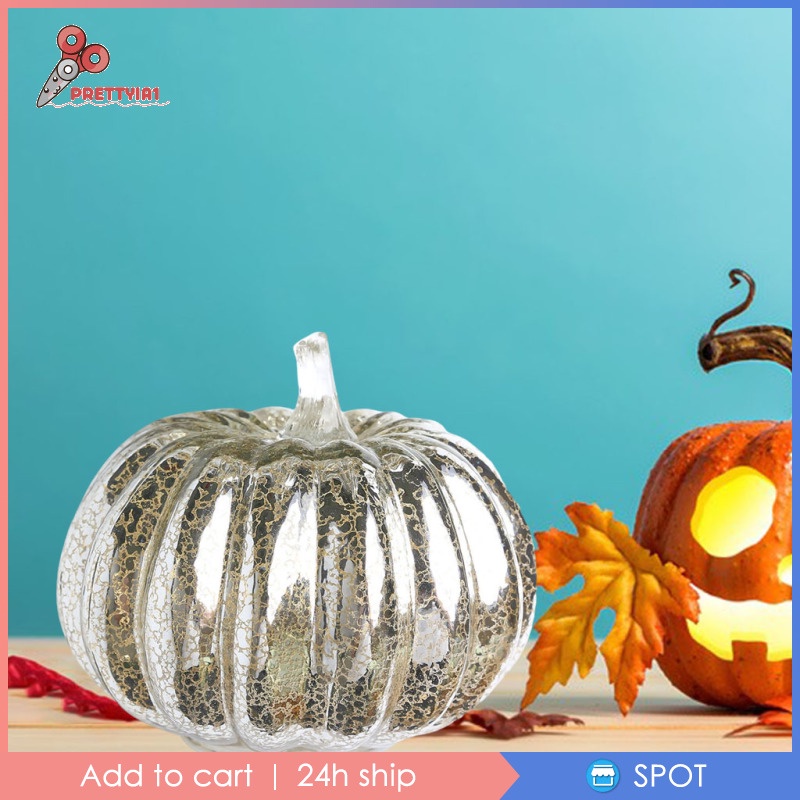 (Pre1-8) Đèn Led Hình Bí Ngô Trang Trí Halloween