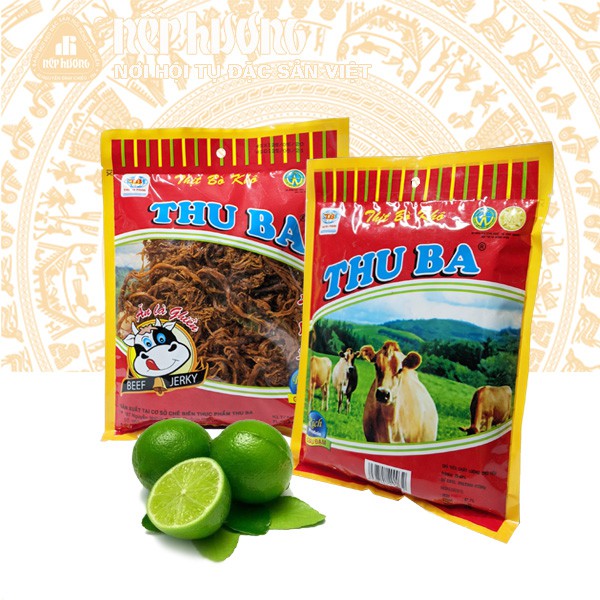 Thịt bò khô Thu Ba  - Đặc sản Quảng Ngãi