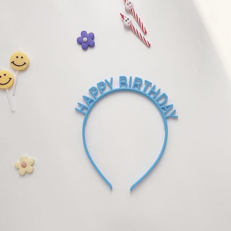 Bờm tóc sinh nhật chữ happy birthday cho bé và người lớn đáng yêu