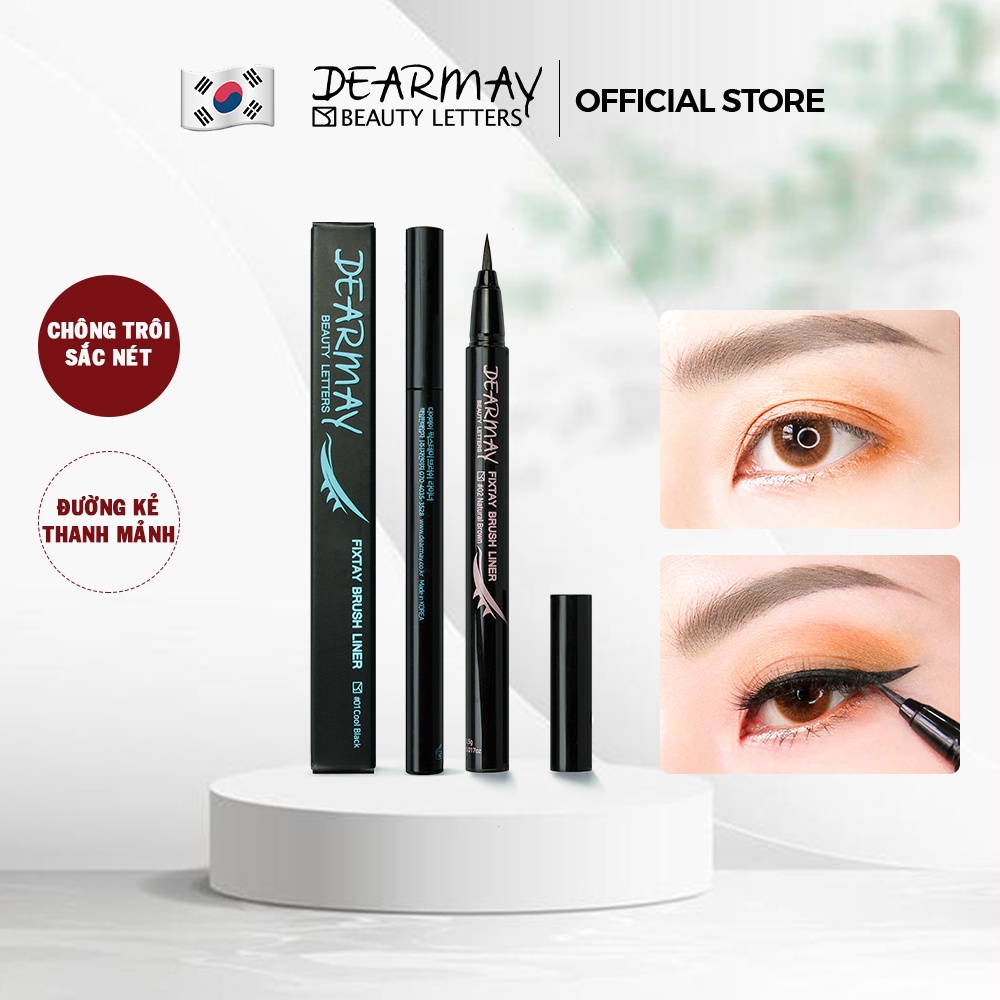 Bút Kẻ Mắt Dạ Dearmay Fixtay Brush Liner 0.5g