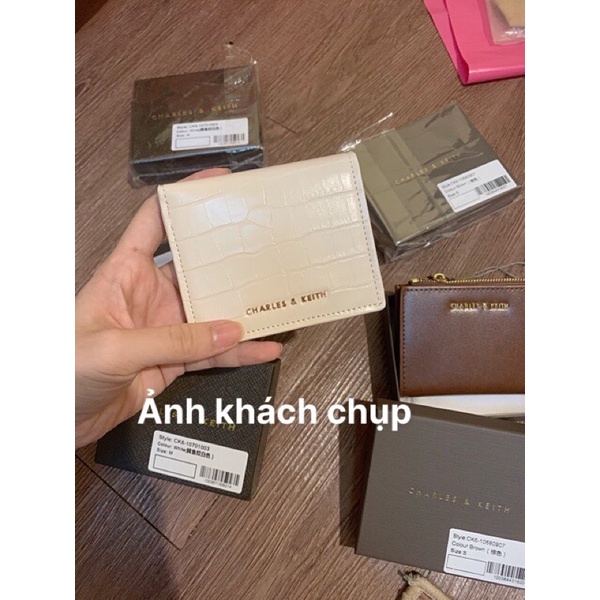 Ví mini nút bấm đựng thẻ có hộp