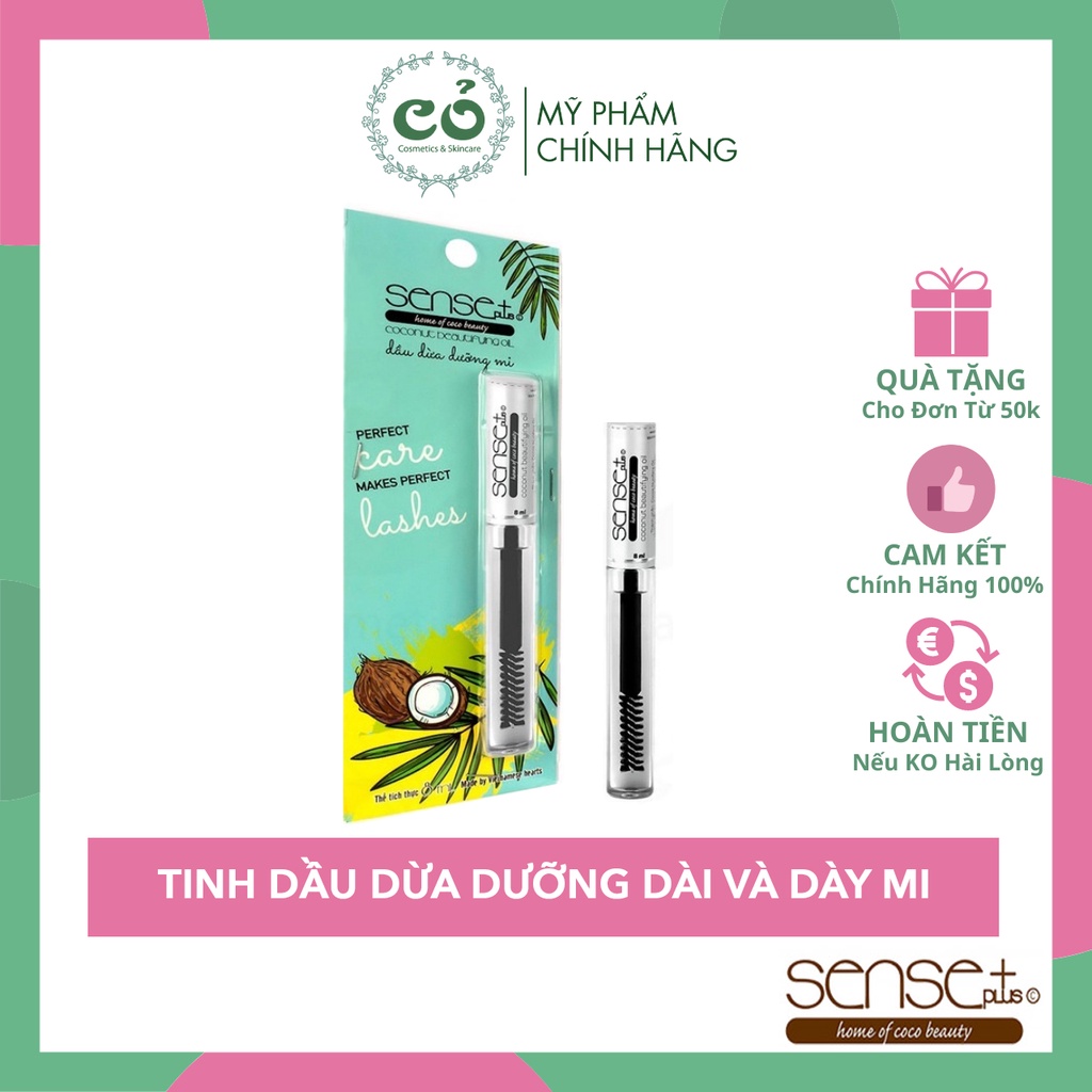 Dưỡng mi dầu dừa Sense Plus (8ml)