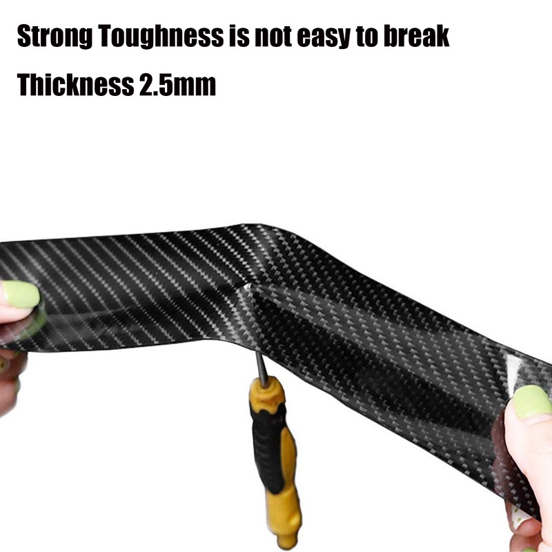 Miếng Dán Sợi Carbon Bảo Vệ Cạnh Cửa Xe Hơi Chống Va Chạm