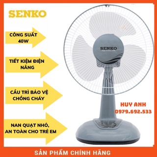 ♥️ [FreeShip] QUẠT BÀN SENKO B1213 Hàng chính hãng cao cấp - BH 12 tháng