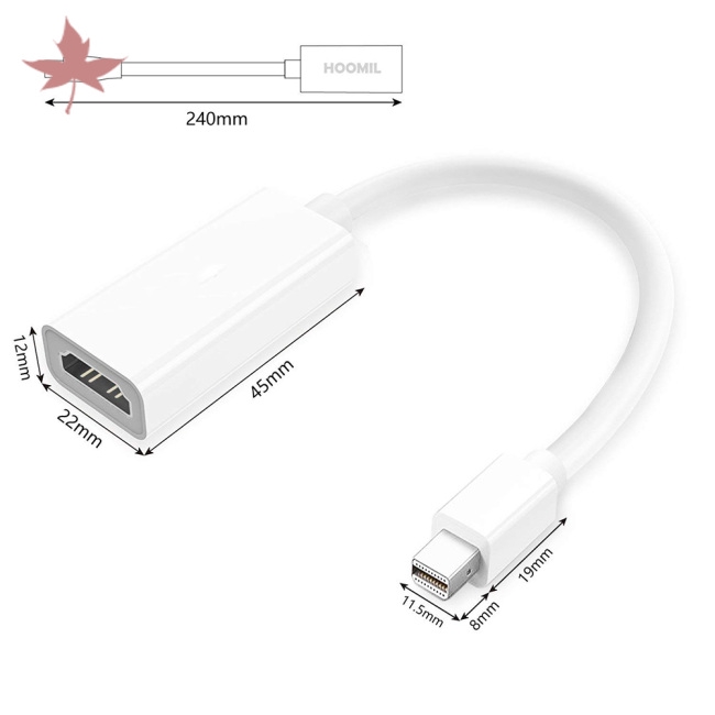 Dây cáp chuyển đổi cổng Mini DisplayPort sang HDMI cho Mac , Apple Macbook Pro