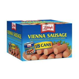 Xúc Xích Hộp 18 Lon Libbys Vienna Sausage  Mỹ