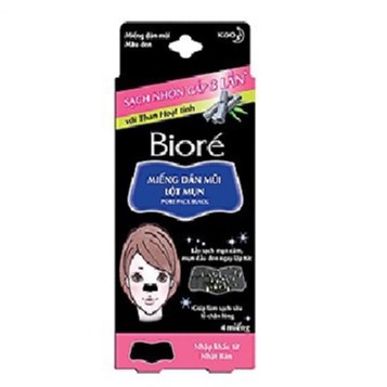 Miếng Dán Mũi Lột Mụn Biore Pore dành cho nữ (4 miếng / hộp)