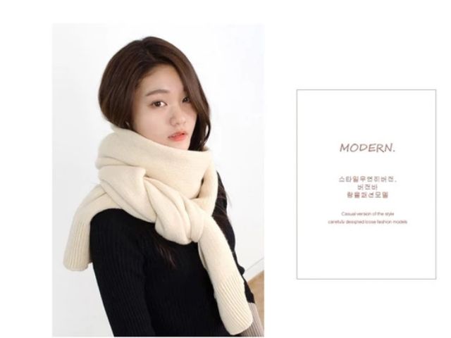 Khăn len ulzzang nam nữ cashmere mềm mịn unisex siêu dài siêu ấm ❤️
