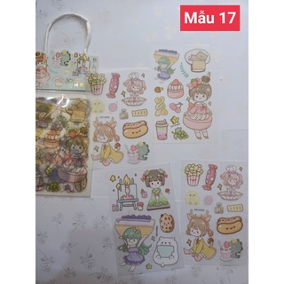 🔹 Sticker Hình Dán Xấp 4 Tấm