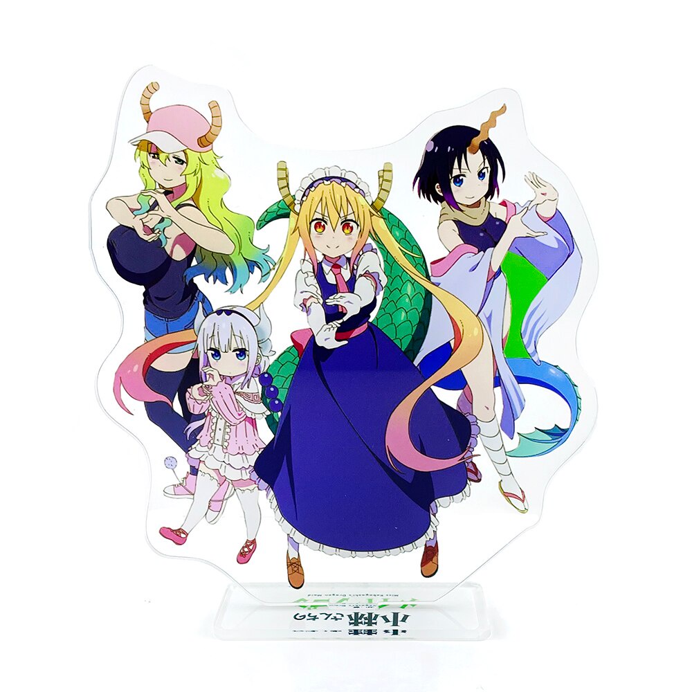Mô hình nhân vật Kobayashi-san Chi No Maid Dragon Miss Toru Kanna Elma bằng acrylic