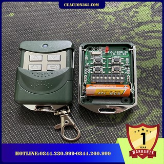 Điều khiển cửa cuốn mã gạt 433mhz chất lượng cao Sóng khỏe>>50m