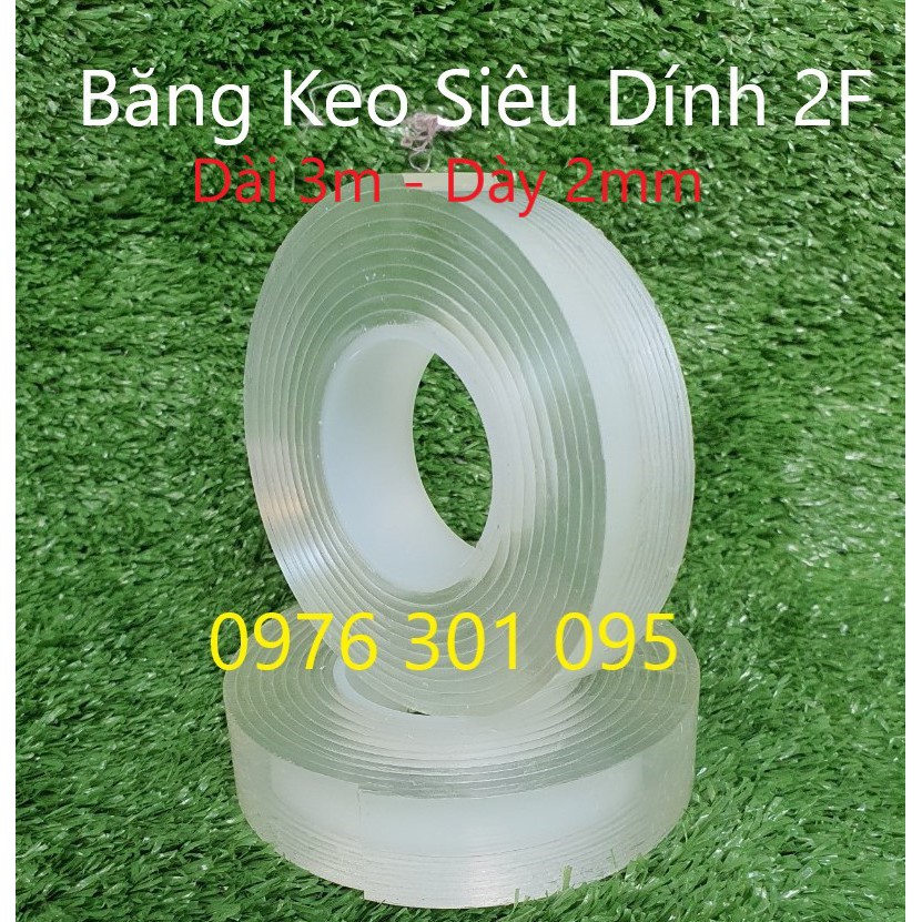 Băng Keo Siêu Dính (2 Mặt tái Sự Dụng)