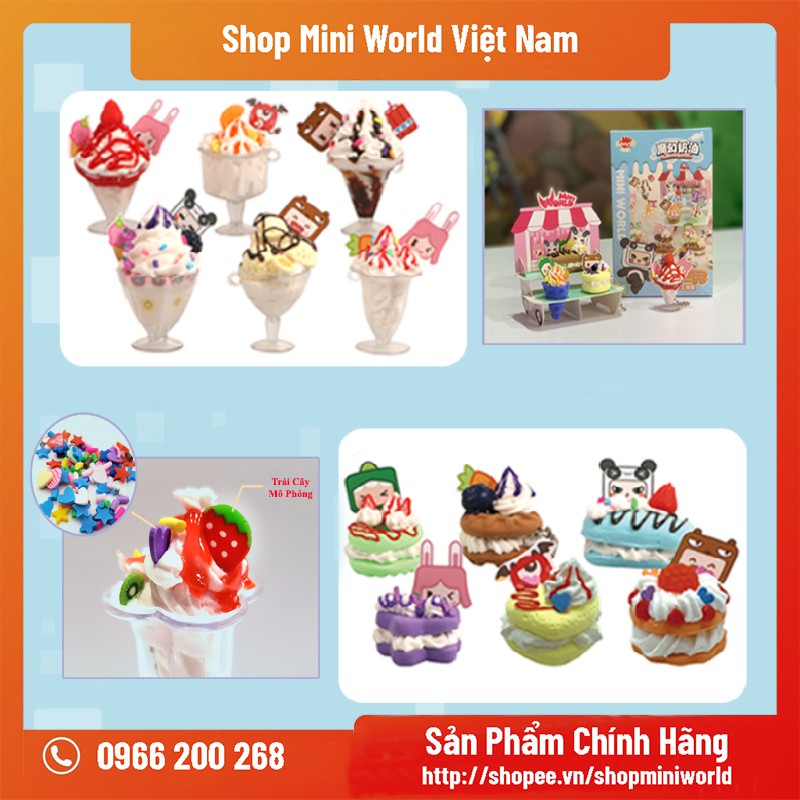 Đồ Chơi Mini World Diy Cửa Hàng Bán Kem