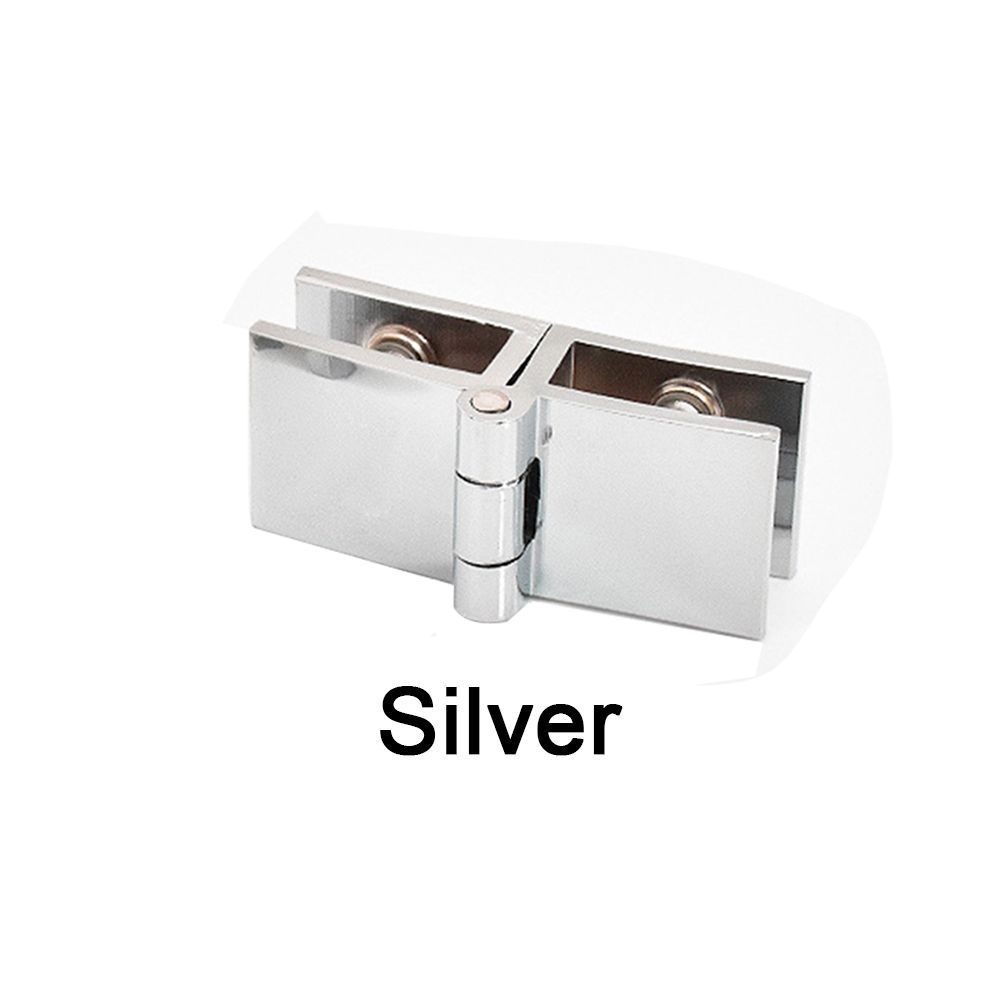 Kẹp bản lề cửa kính nhà tắm bằng kẽm không đục lỗ 90 độ