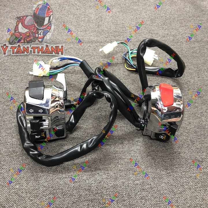 Cùm Công Tắc Moto Rebel Trắng Xi MS2383