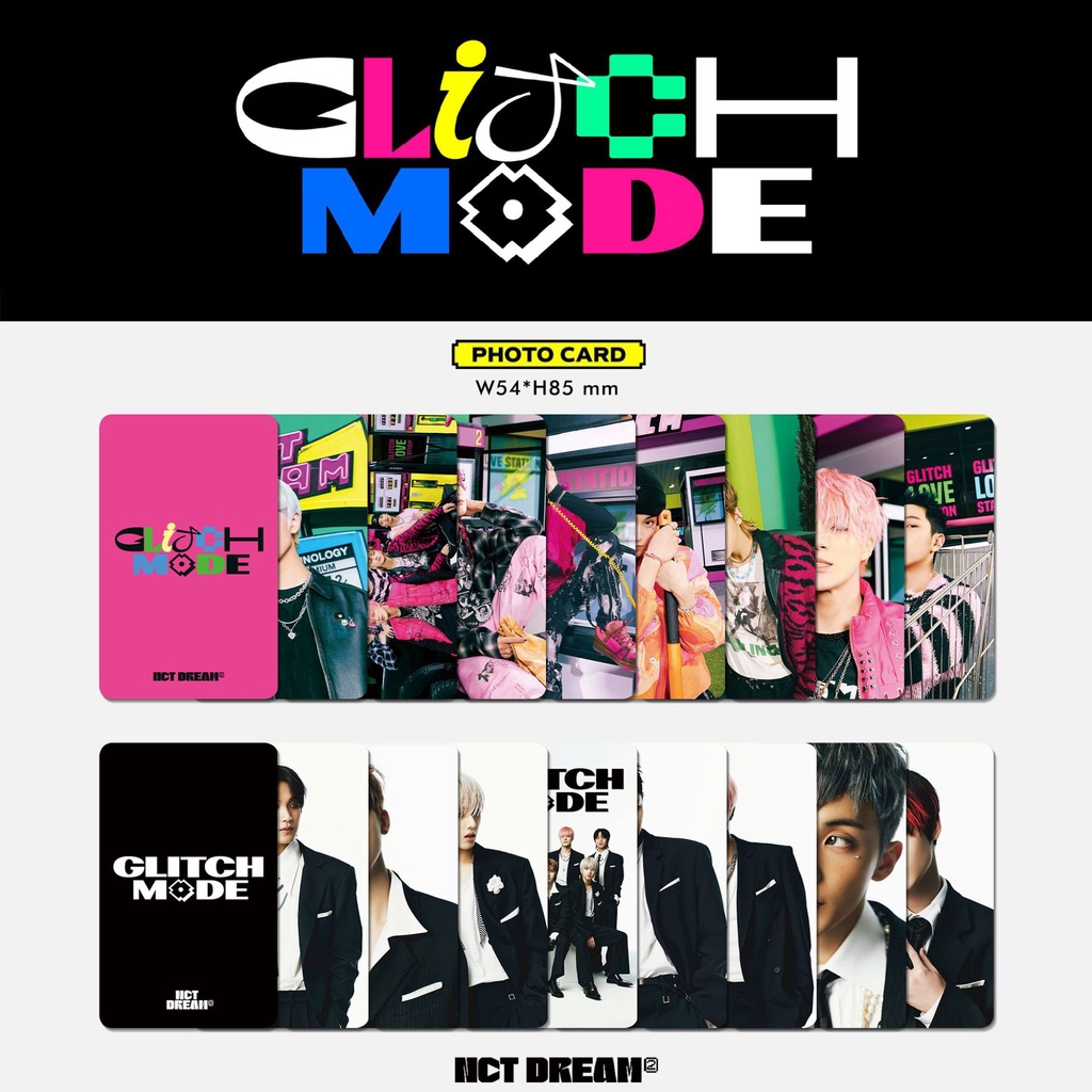 NCT DREAM Album Glitch Mode Photocard Official Card