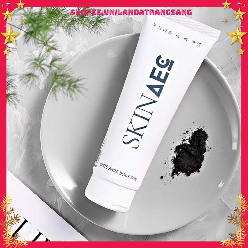Ủ kích trắng body than hoạt tính Skin aec 300ml