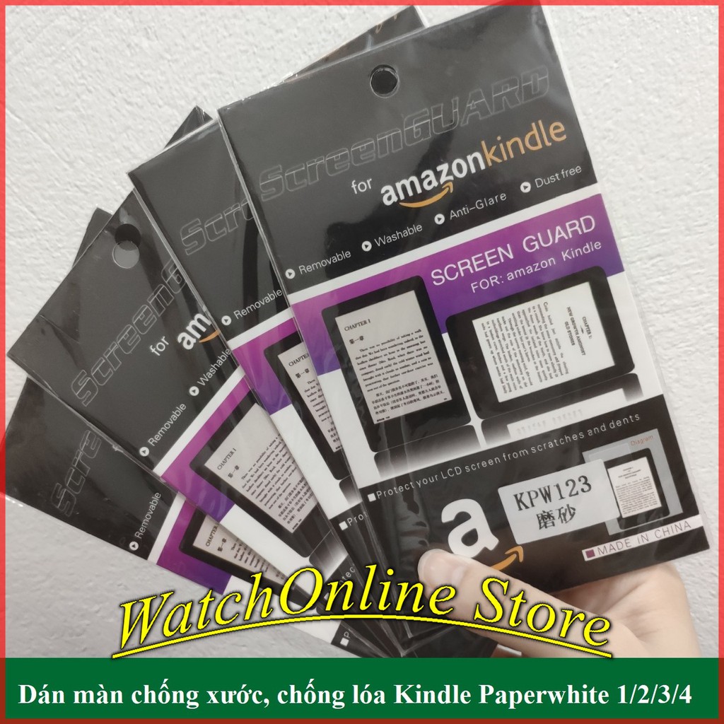 Miếng dán màn chống xước Kindle Paperwhite 1/2/3/4