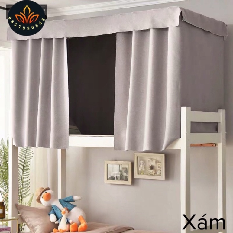 [FREE SHIP ] Rèm ktx,Rèm giường tầng vải thô dày loại 1