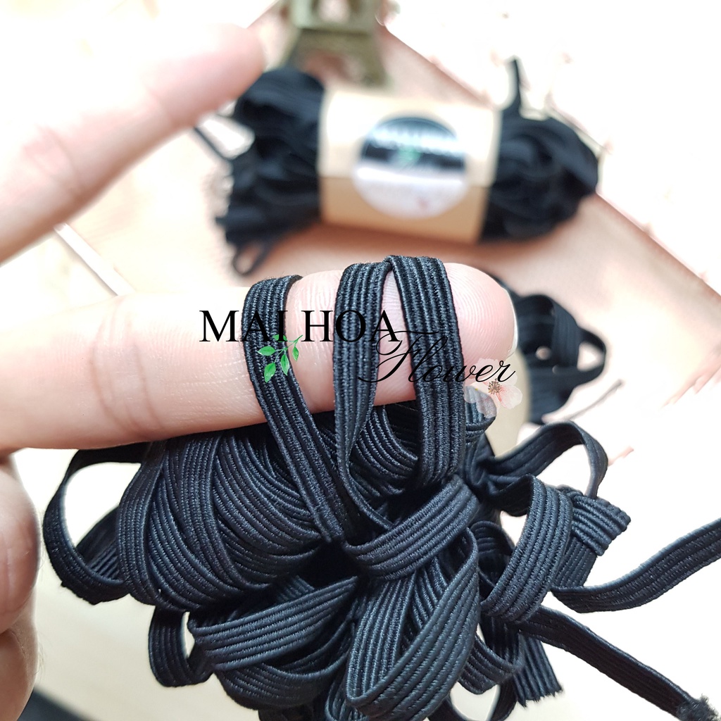 20 mét dây thun quần 0.5cm chun may quần áo sợi đanh dai co giãn tốt Maihoaflower