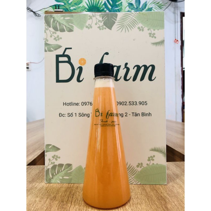 [Rẻ Vô Địch] Chai nhựa tam giác 330 ml nắp đen-Sản Phẩm Đã Kèm Nắp | BigBuy360 - bigbuy360.vn