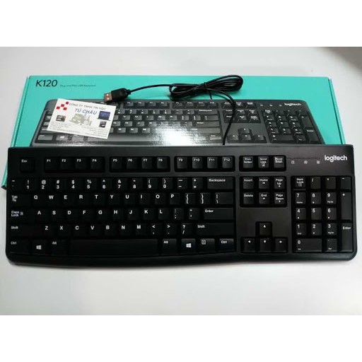 Bàn Phím Có Dây Logitech K120 - Hàng Chính Hãng