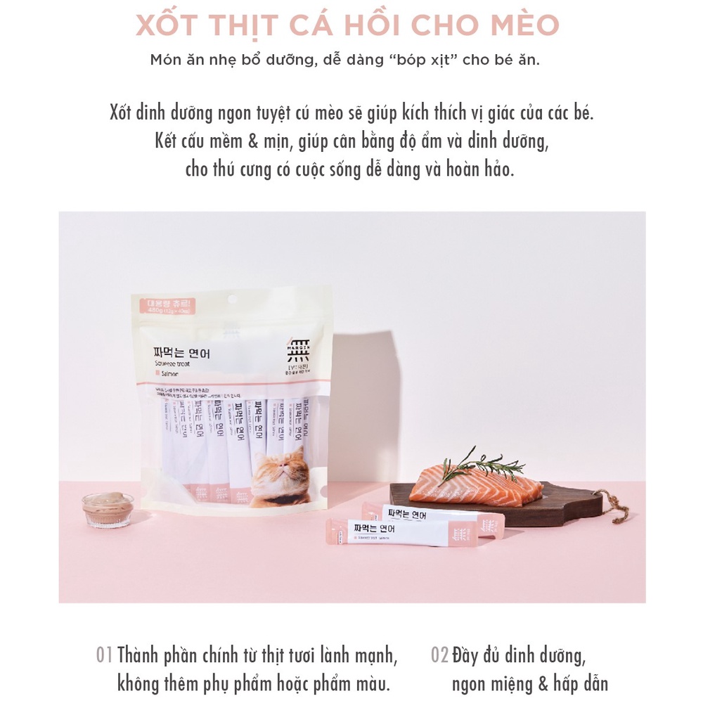 [DINH DƯỠNG CAO CHO MÈO] Sốt dinh dưỡng cho mèo MEOWOW 480g - Snack cho mèo - Ăn vặt cho mèo