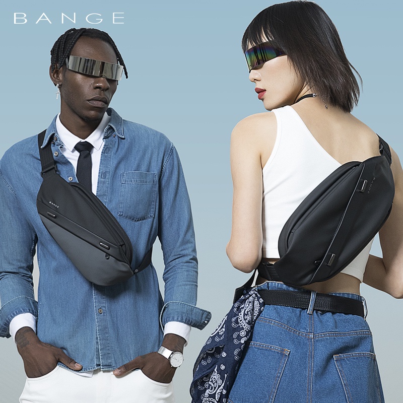 BANGE Mới Túi Đeo Chéo Đa Năng Chống Trộm Chống Nước Cho Nam túi đeo chéo cho nam men bag