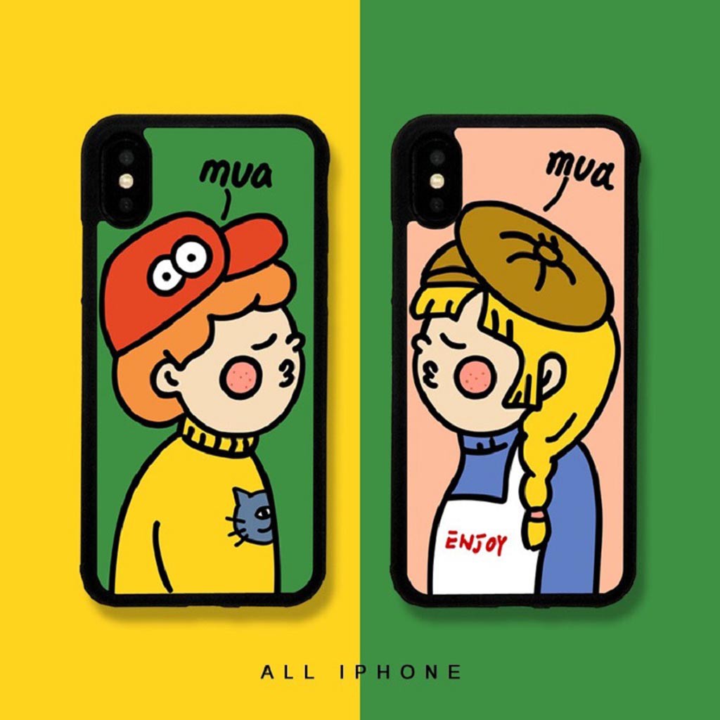 Ốp Lưng Iphone Cao Cấp Full Viền Chống Sóc Chống Bẩn Couple Cậu&Cô Gái MUA Dành Cho Tất Cả Dòng Iphone từ 6 đến 11promax | BigBuy360 - bigbuy360.vn