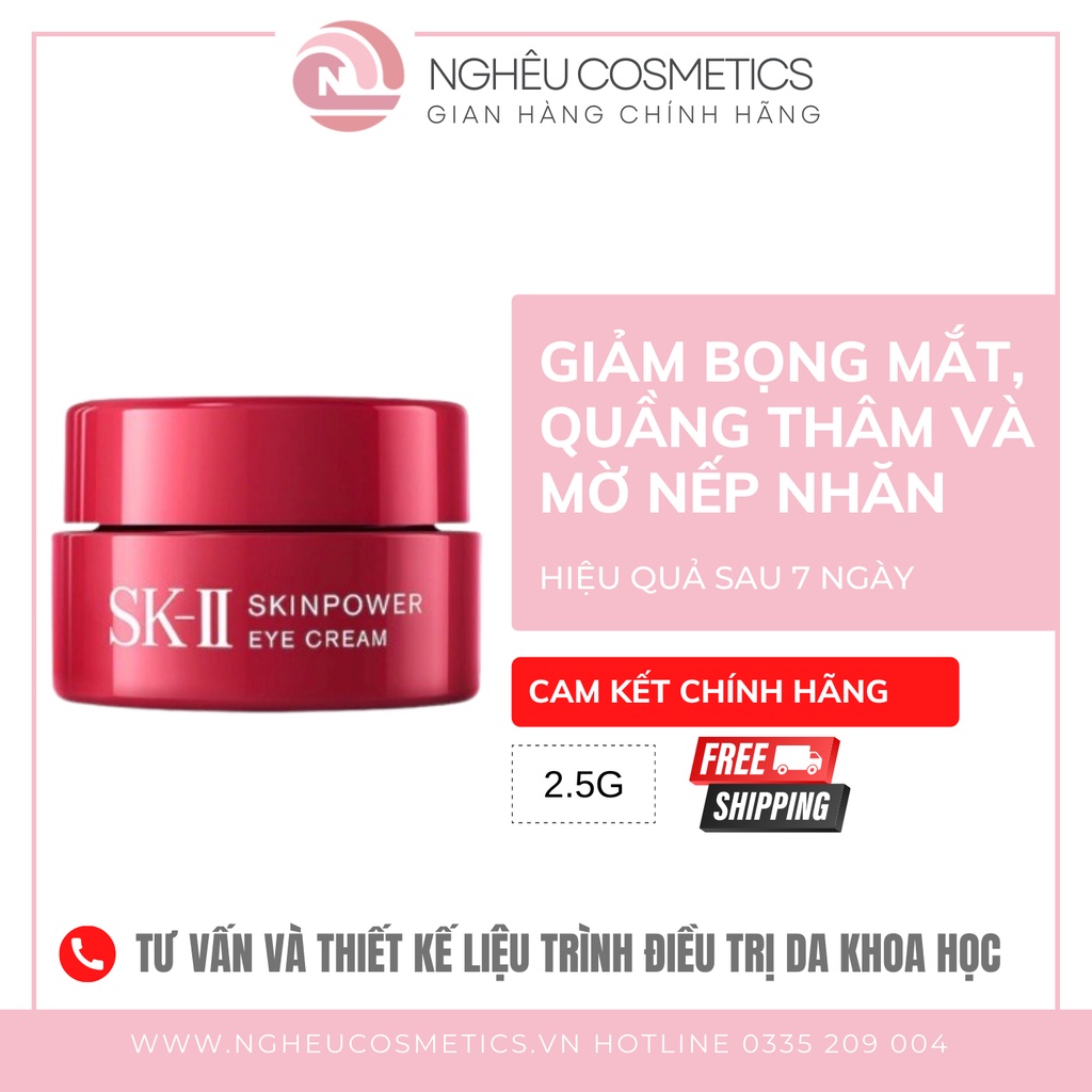 Kem Dưỡng Mắt Sk ii Giảm Thâm Bọng Nếp Nhăn Mắt Mini Mẫu Mới Nội Địa Nhật