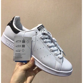 GIÀY THỂ THAO SNEAKER STAN SMITH TRẮNG GÓT ĐEN NAM NỮ 2018