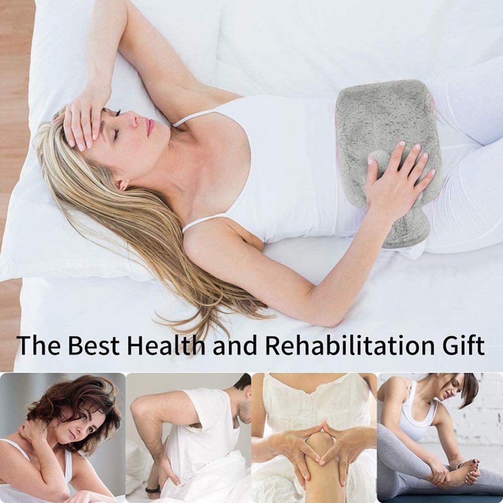 Vỏ Bọc Bình Nước Nóng Giữ Ấm Mùa Đông Bằng Cao Su Phối Lông Cừu Dung Tích 2