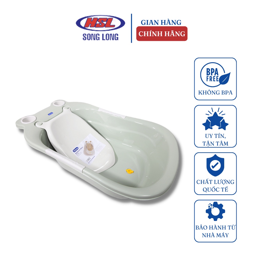 Chậu Tắm Ohana SONG LONG HSL Nhựa PP 86 x 50.5 x 24cm